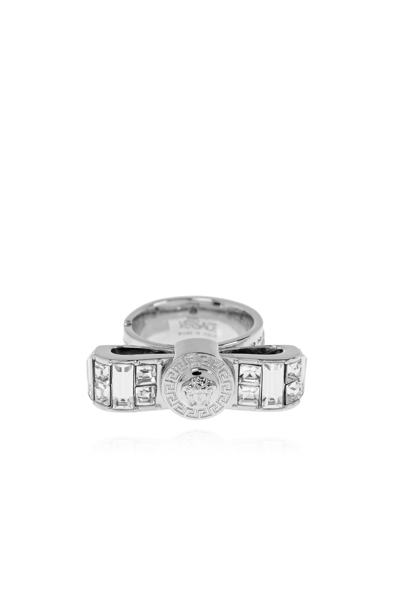 Versace Ring with shimmering crystals | Women's Jewelery | Vitkac